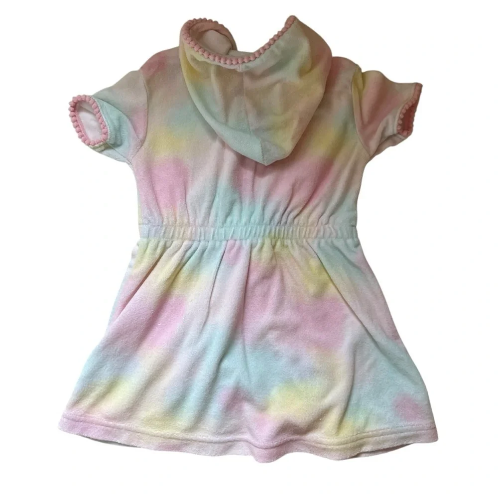 Little Me Tie Dye Toddler Swim Coverup-Size 4T